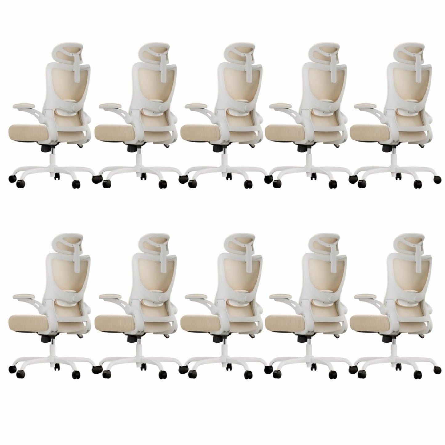 Marsail Ergonomic Office Chair with 3D Armrests