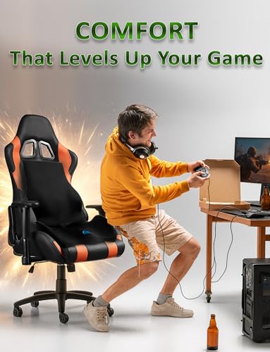Memory Foam Seat and Lumbar Support Cushion Full Back Ergonomic Pain Relief Chair Support