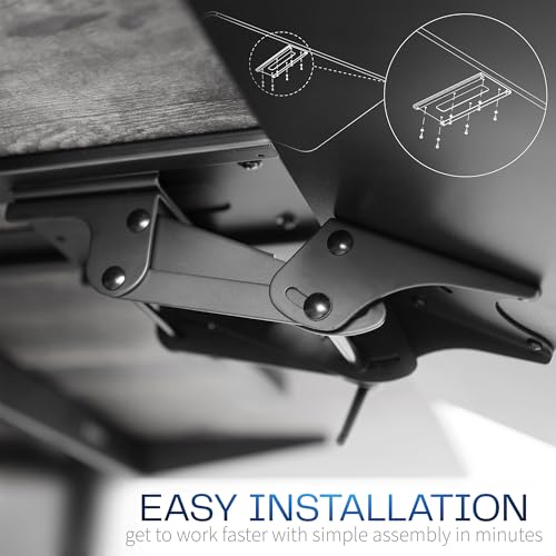 Adjustable Under Desk Keyboard Tray Ergonomic Mount Platform Slide-Out Mouse Shelf Desk Drawer Workstation