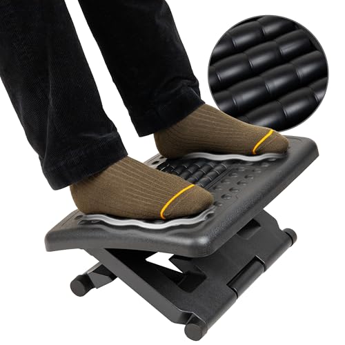 Mind Reader Foot Rest, Foot Stool, Under Desk at Work, Ergonomic