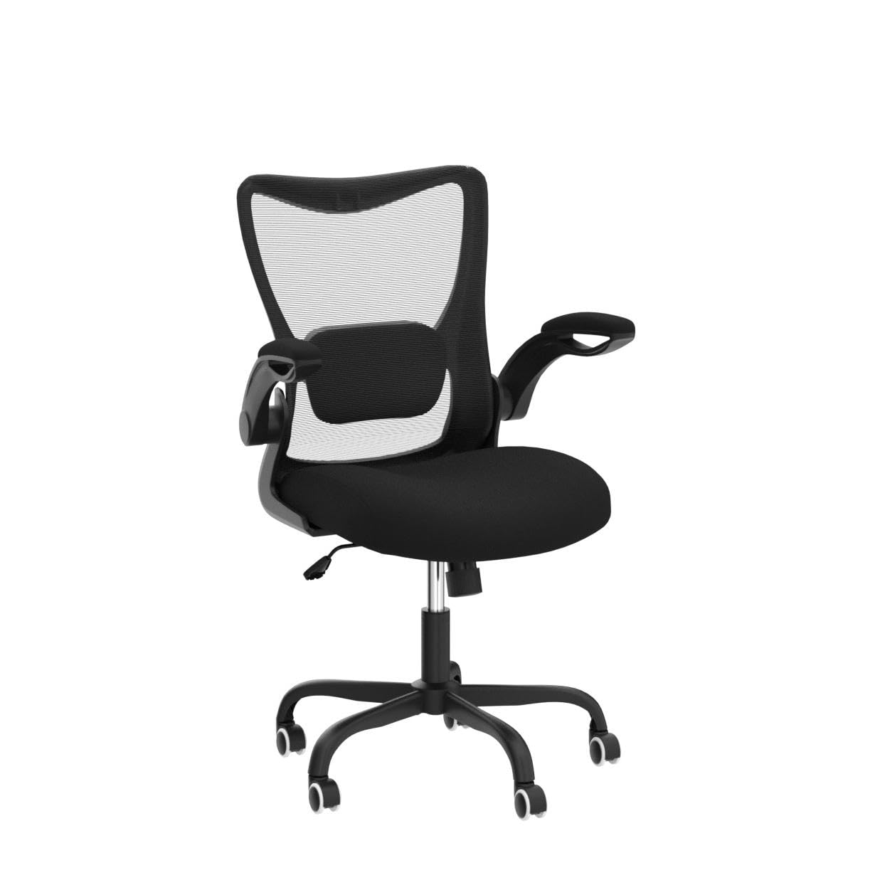 Ergonomic Mesh Office Chair Adjustable Lumbar Support Flip-Up Armrests