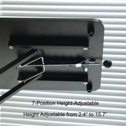 Height Adjustable Standing Desk Converter Compact Sit to Stand Desktop Riser for Monitor or Laptop Office Workstation