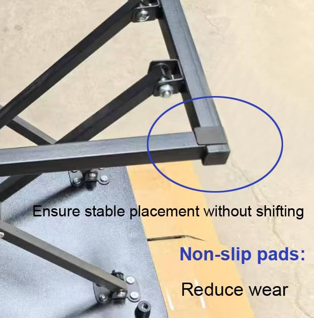 Height Adjustable Standing Desk Converter Compact Sit to Stand Desktop Riser for Monitor or Laptop Office Workstation