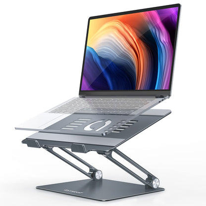 Adjustable Aluminum Laptop Stand Foldable Portable Ergonomic Notebook Riser Desk Holder