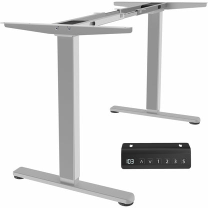 Electric Dual Motor Standing Desk Frame Height Adjustable DIY Workstation Memory Controller Frame Only 40–85 Inch Top Support