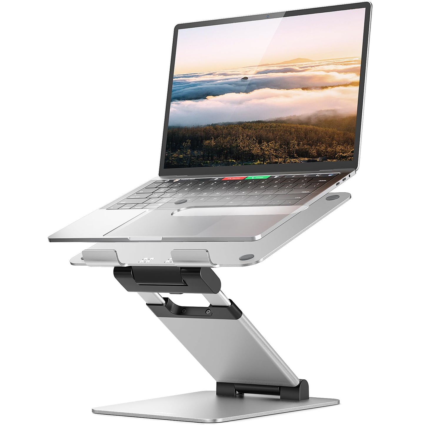 Adjustable Height Laptop Stand Ergonomic Riser Portable Desk Holder for 10–17 Inch Laptops