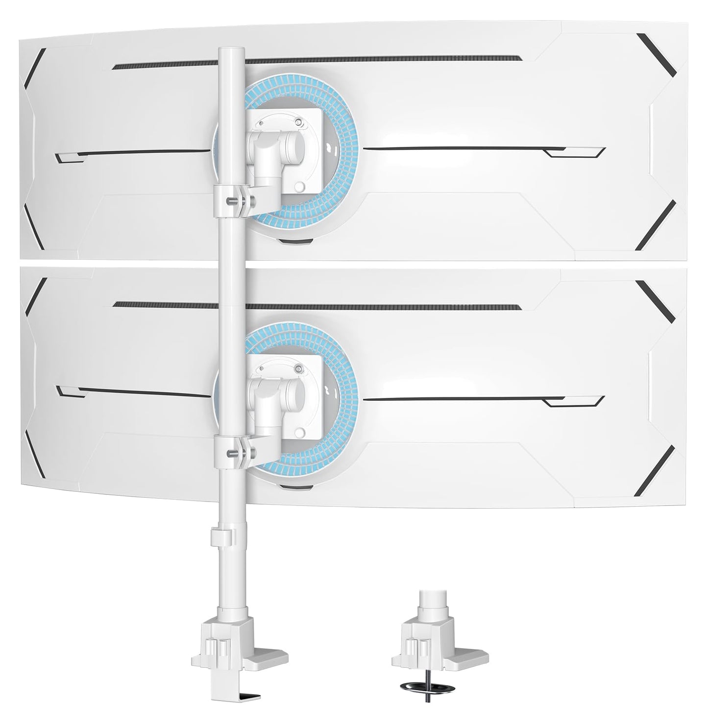 Dual Monitor-Arm Ultrawide Heavy Duty - 24-57 inch Vertical Dual Monitor Mount