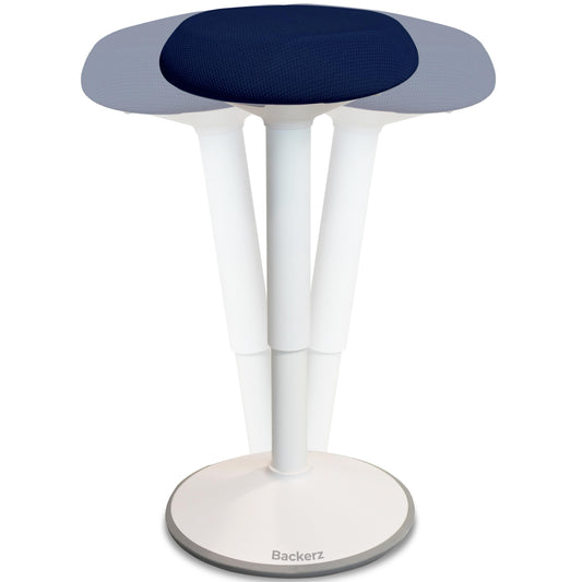 Ergonomic Standing Desk Stool Adjustable Height Swivel Wobble Chair Anti-Slip Rocking Motion Office Classroom Stool