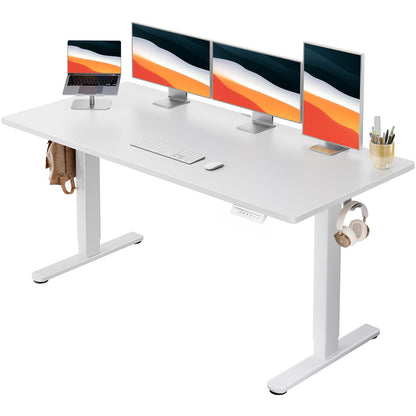 Electric Standing Desk Adjustable Height Sit Stand Desk with Memory Settings Home Office Desk