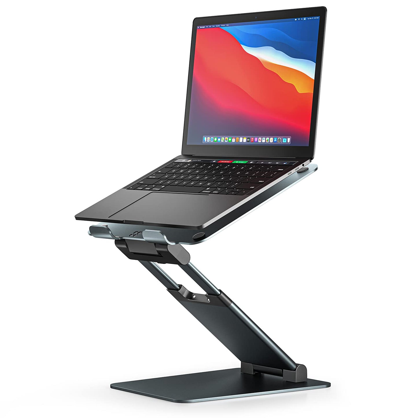 Adjustable Height Laptop Stand Ergonomic Riser Portable Desk Holder for 10–17 Inch Laptops