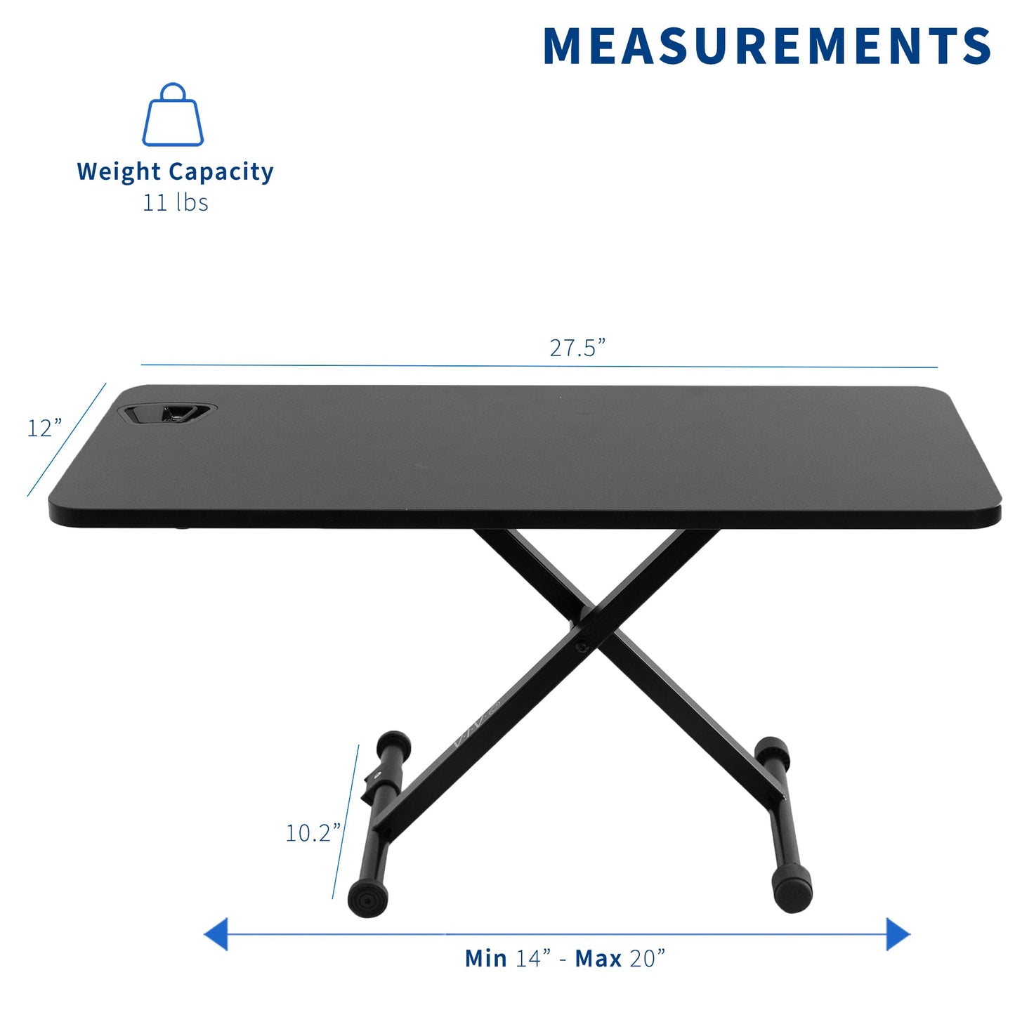 Standing Desk Converter Laptop Riser Adjustable Height Sit Stand Workstation Scissor Lift Desktop Office Desk