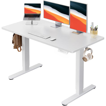 Electric Standing Desk Adjustable Height Sit Stand Desk with Memory Settings Home Office Desk