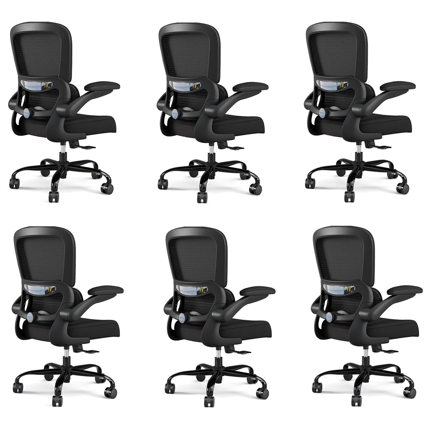 Ergonomic Mesh Office Chair Adjustable Lumbar Support Executive Desk Chair