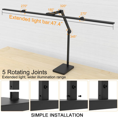 Omorepa 36W 3000LM Desk Lamp with Base