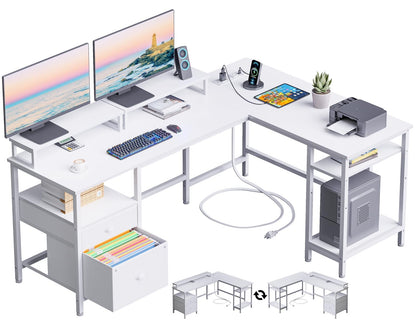 Furologee L Shaped Computer Desk