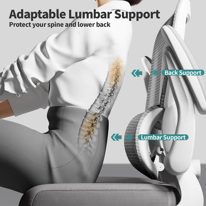 Ergonomic Mesh Office Chair Adjustable Lumbar Support Executive Desk Chair