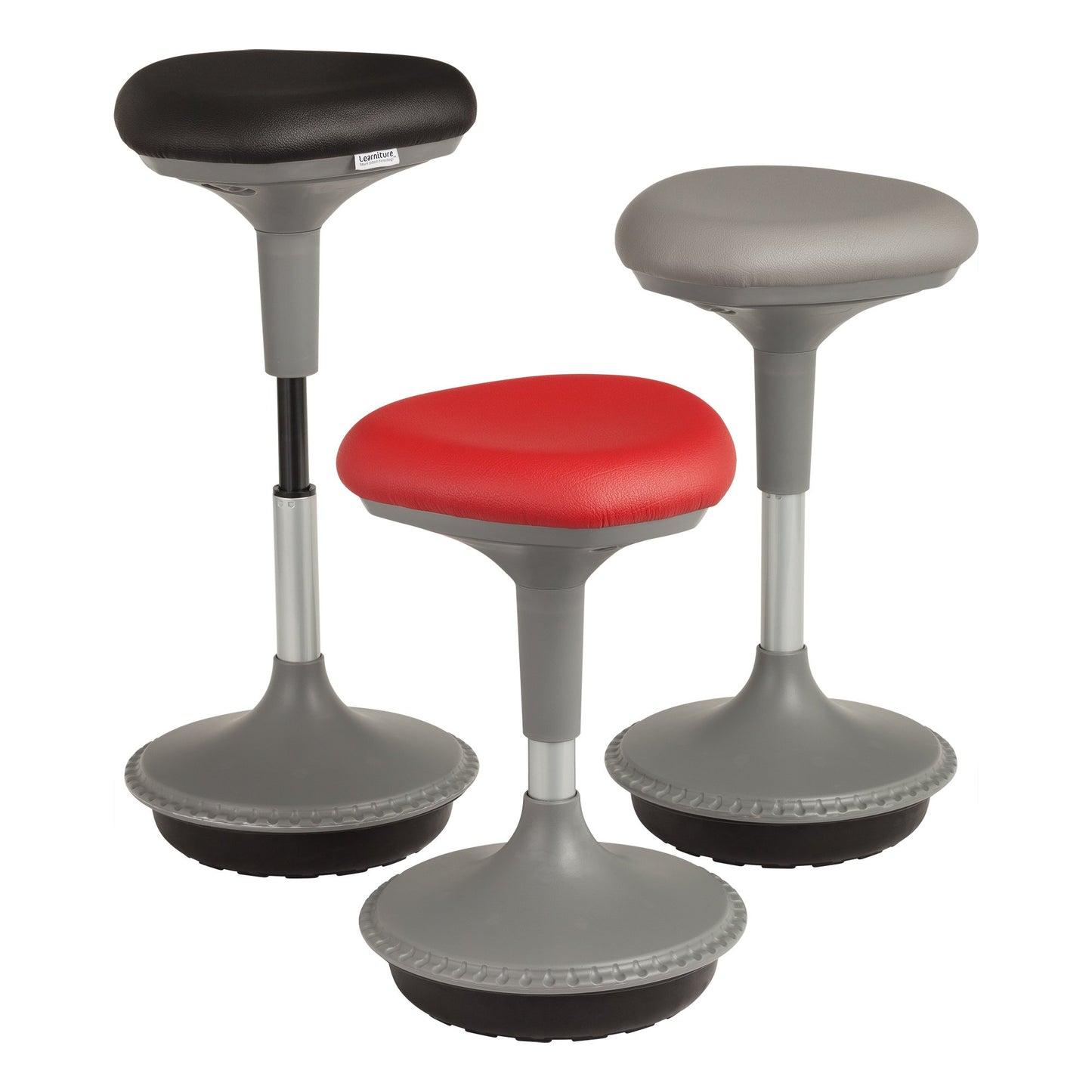 Active Learning Stool Adjustable Height Rocking Base Backless Ergonomic Posture Stool Core Support Lightweight Portable Office Classroom Stool
