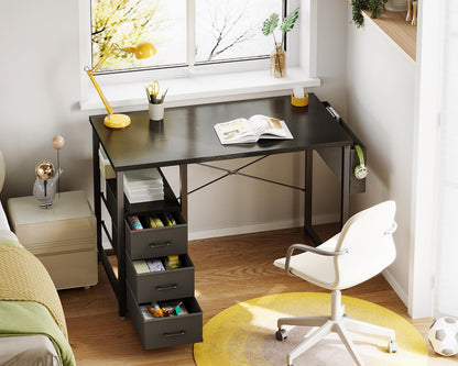 AODK Desk with 3 Drawers and Charging Station