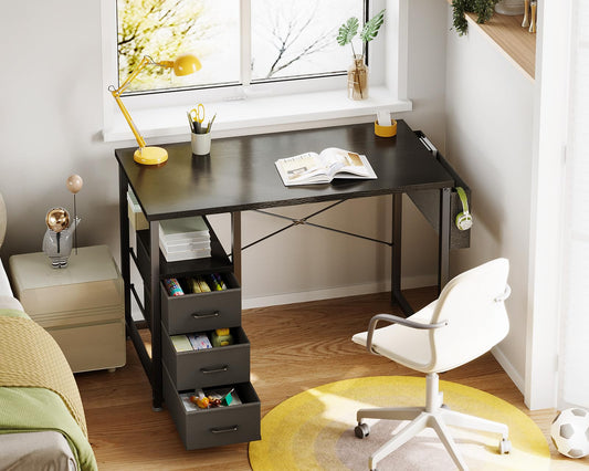 AODK Desk with 3 Drawers and Charging Station