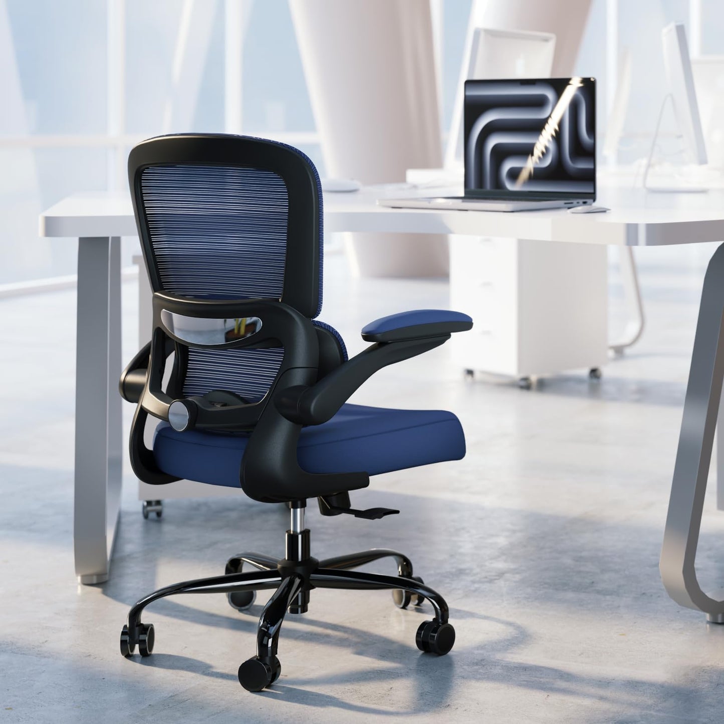 Ergonomic Mesh Office Chair Adjustable Lumbar Support Executive Desk Chair