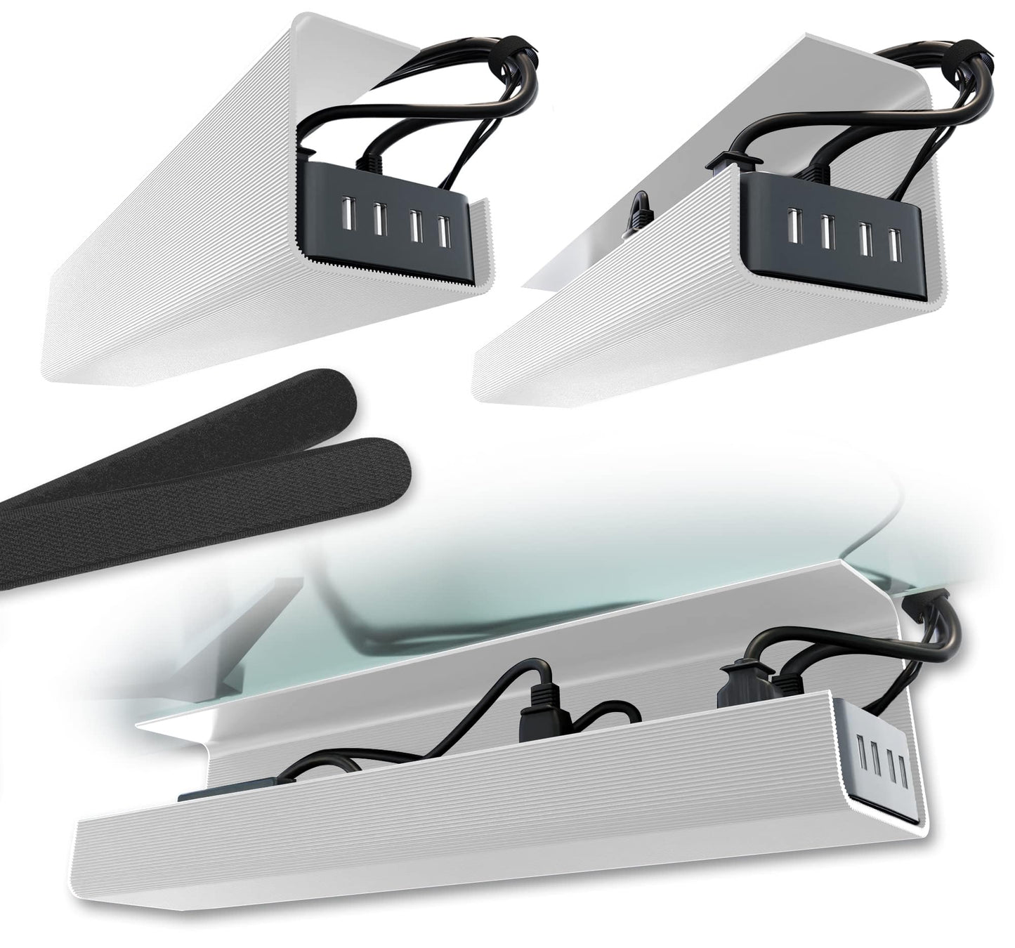 Under Desk Cable Management Tray