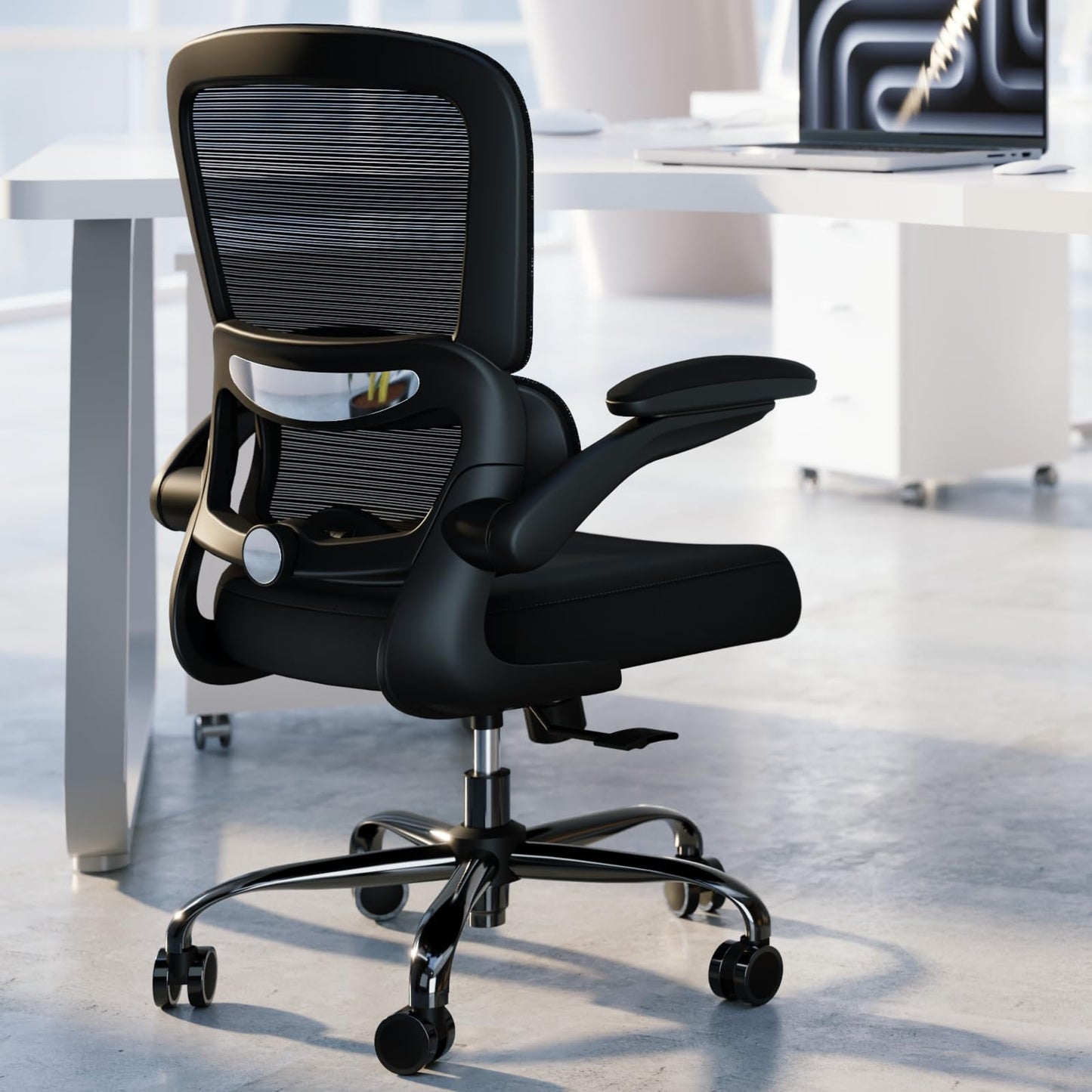 Ergonomic Mesh Office Chair Adjustable Lumbar Support Executive Desk Chair