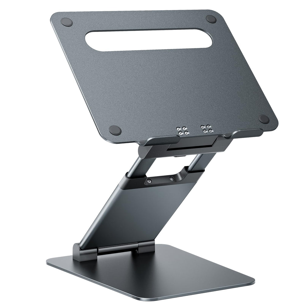 Adjustable Height Laptop Stand Ergonomic Riser Portable Desk Holder for 10–17 Inch Laptops