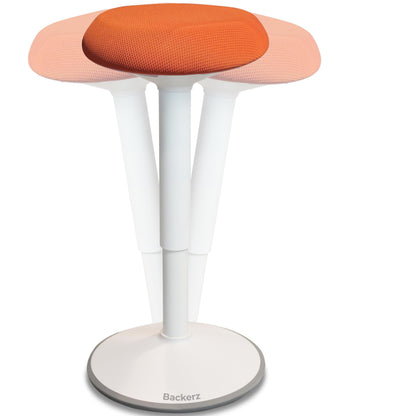 Ergonomic Standing Desk Stool Adjustable Height Swivel Wobble Chair Anti-Slip Rocking Motion Office Classroom Stool