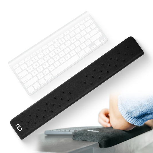 Memory Foam L-Shaped Desk Edge Wrist Rest Ergonomic Forearm Support Non-Slip Cushion for Extended Work Comfort