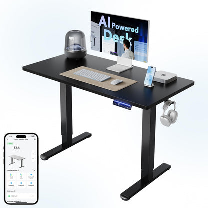 Electric Standing Desk Adjustable Height Sit Stand Desk with Memory Settings Home Office Desk