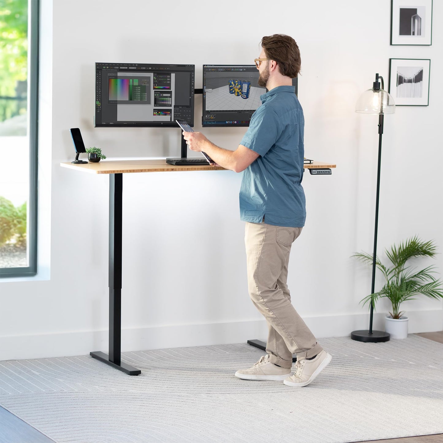 Universal Table Top for Height Adjustable Desk Frame Home Office Desktop Surface
