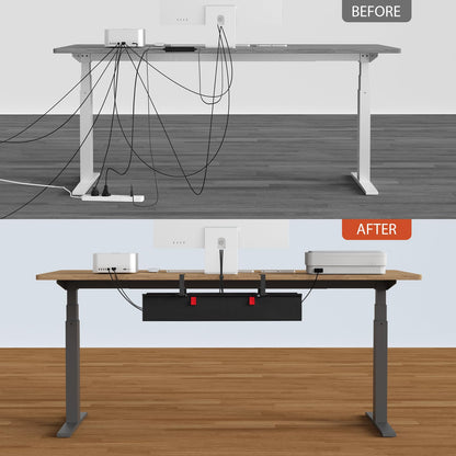 Univivi Under Desk Cable Management Tray