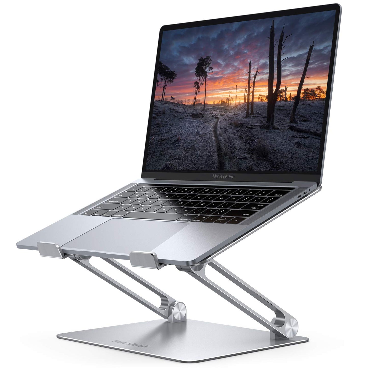 Adjustable Aluminum Laptop Stand Foldable Portable Ergonomic Notebook Riser Desk Holder