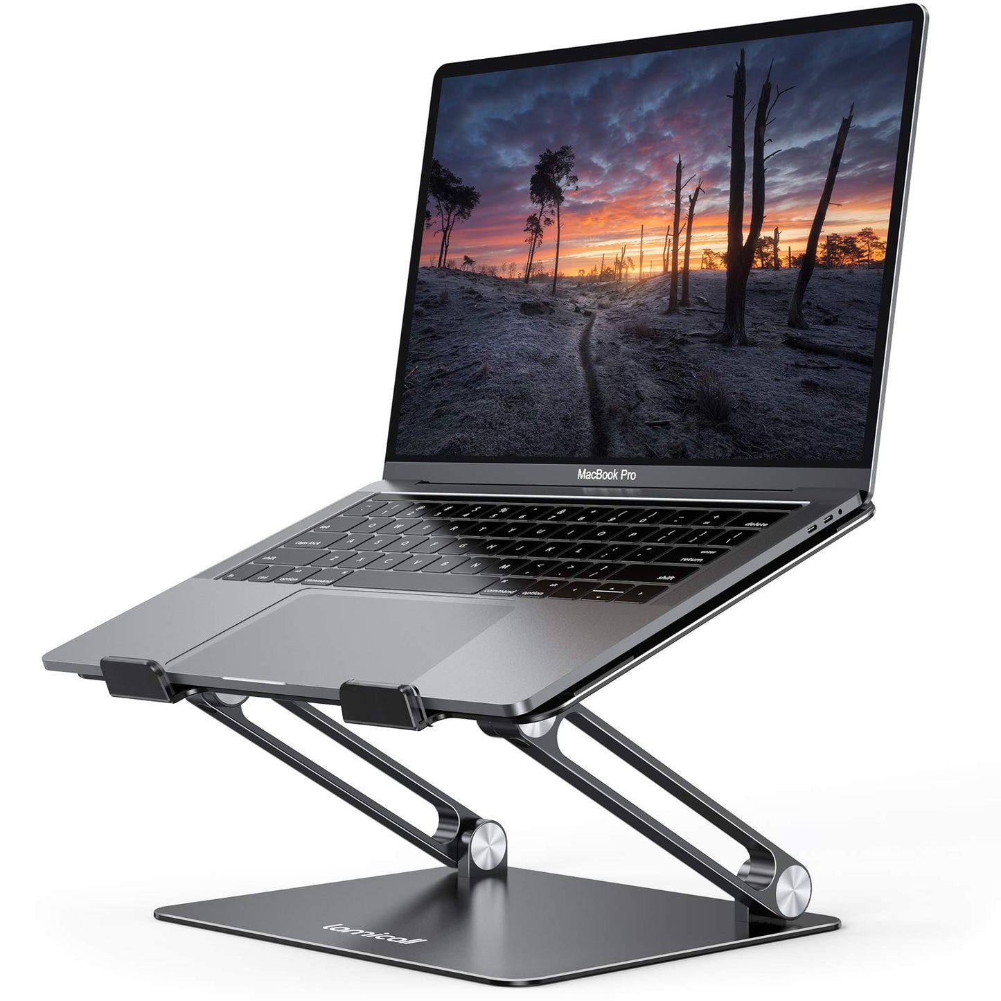 Adjustable Aluminum Laptop Stand Foldable Portable Ergonomic Notebook Riser Desk Holder