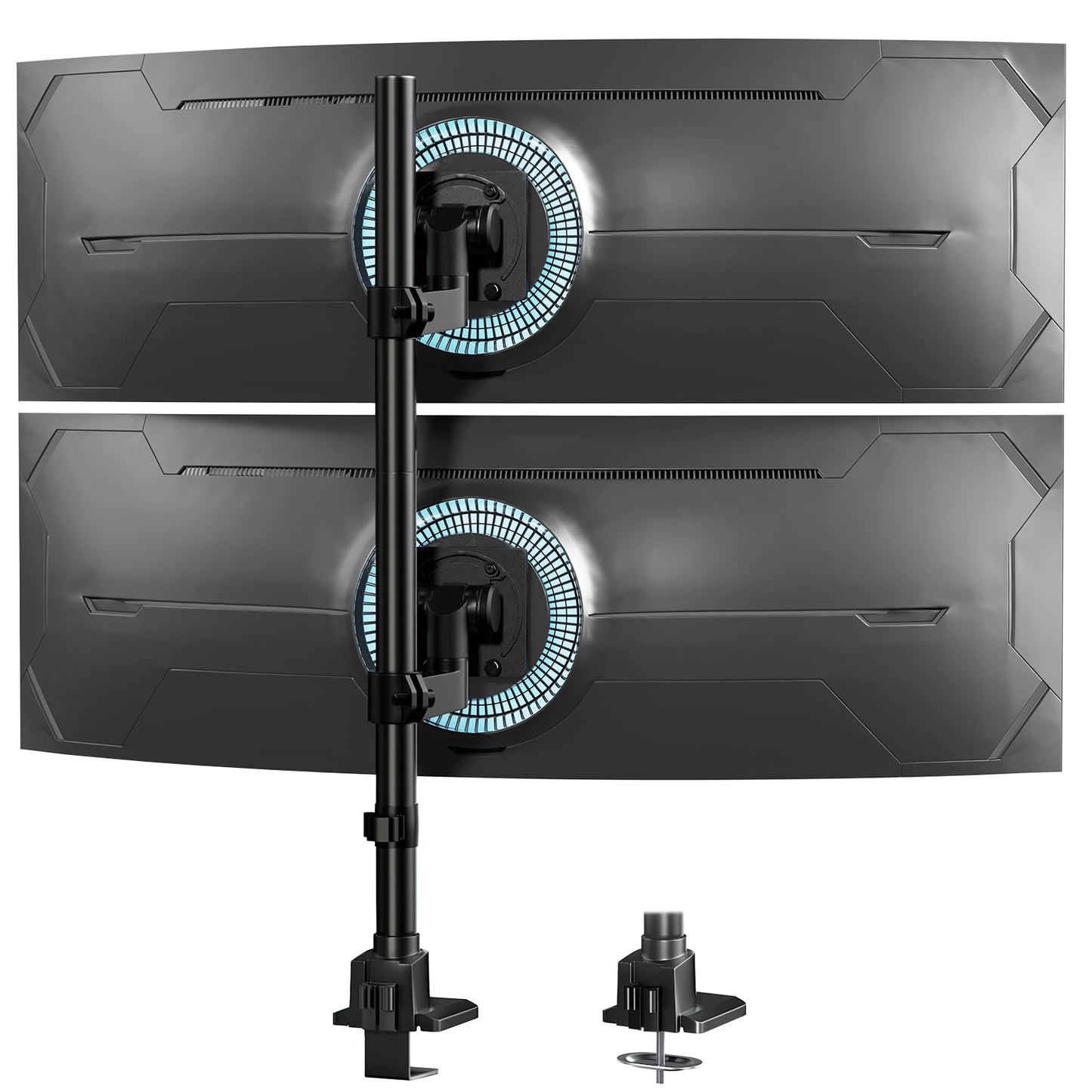 Dual Monitor-Arm Ultrawide Heavy Duty - 24-57 inch Vertical Dual Monitor Mount