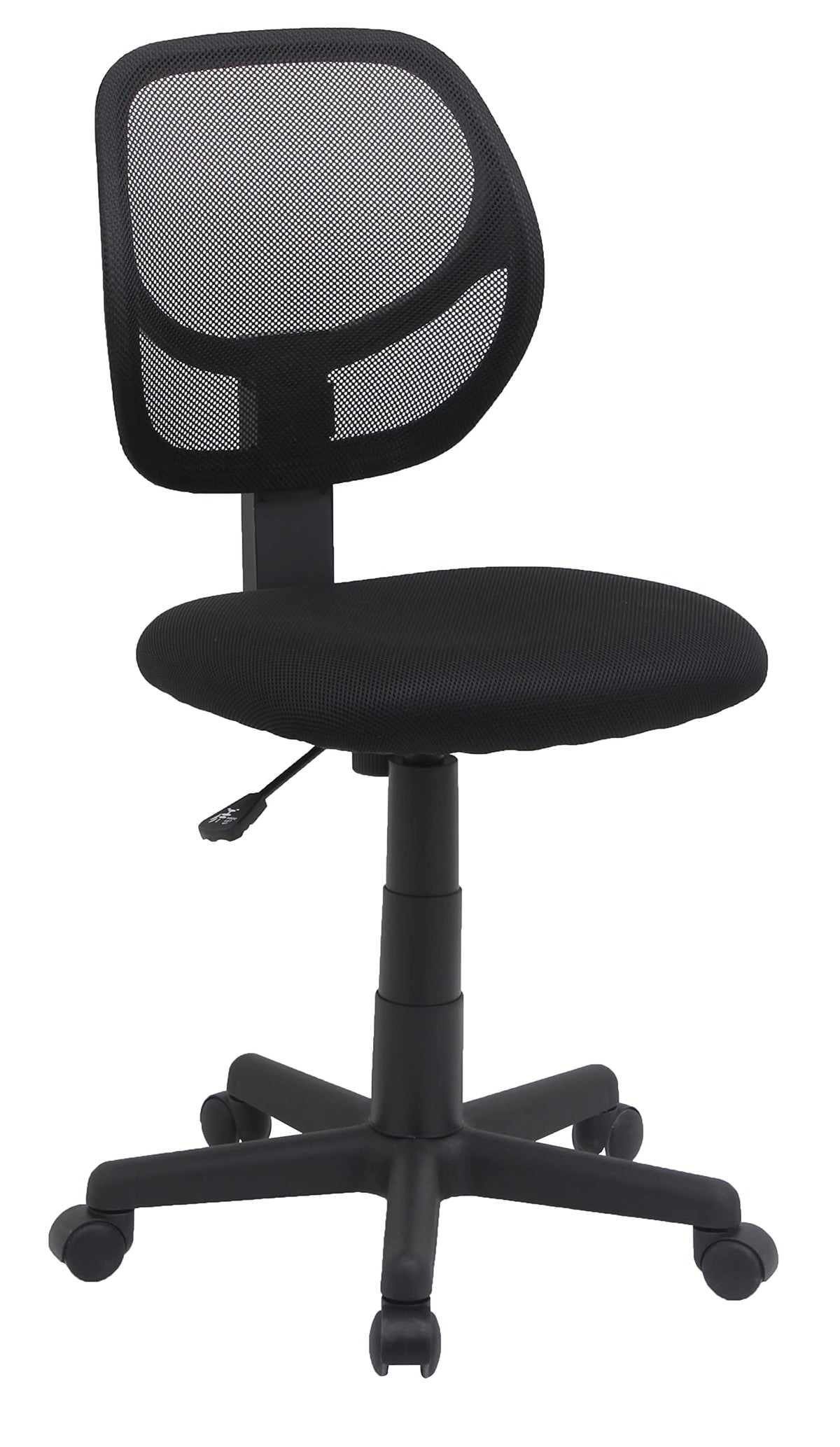 Low Back Mesh Office Chair Adjustable Swivel Casters Upholstered Design