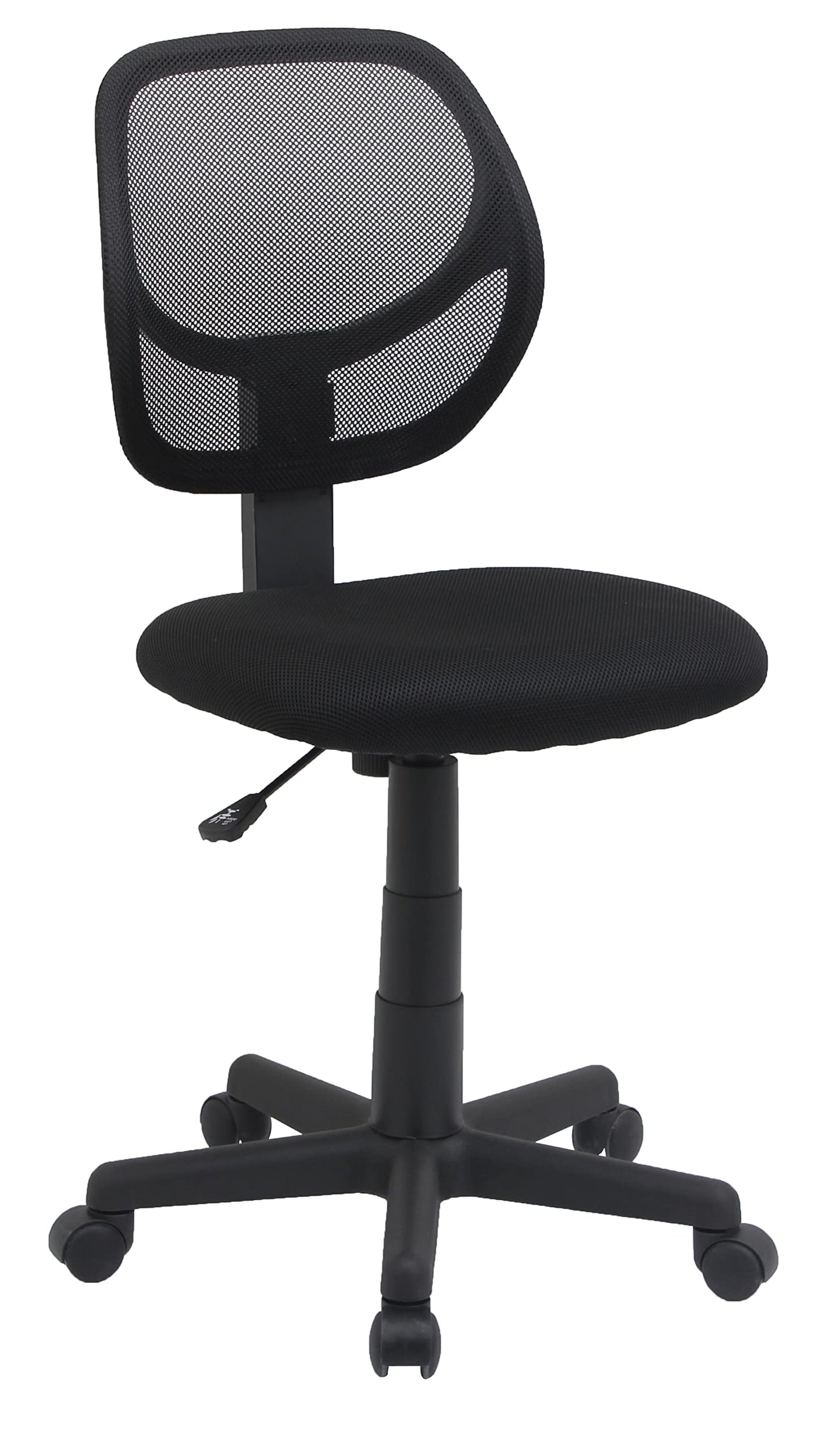 Low Back Mesh Office Chair Adjustable Swivel Casters Upholstered Design