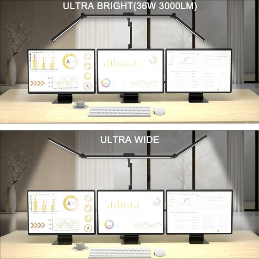 Omorepa 36W 3000LM Desk Lamp with Base