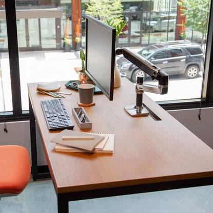 Ergotron – LX Premium Single Monitor Arm, VESA Desk Mount