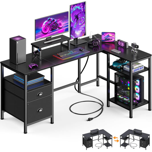 Furologee L Shaped Computer Desk