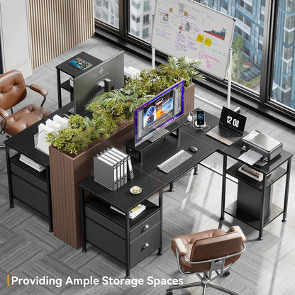 Furologee L Shaped Computer Desk