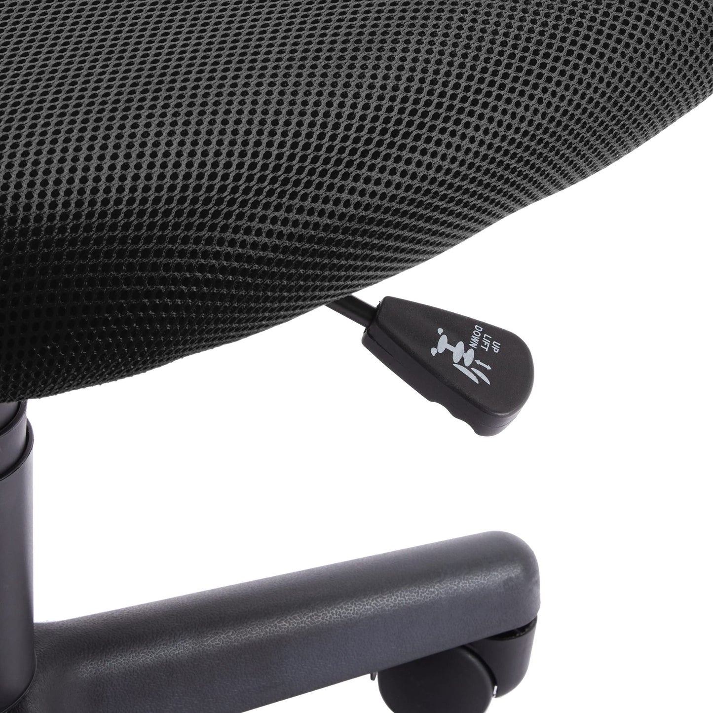 Low Back Mesh Office Chair Adjustable Swivel Casters Upholstered Design