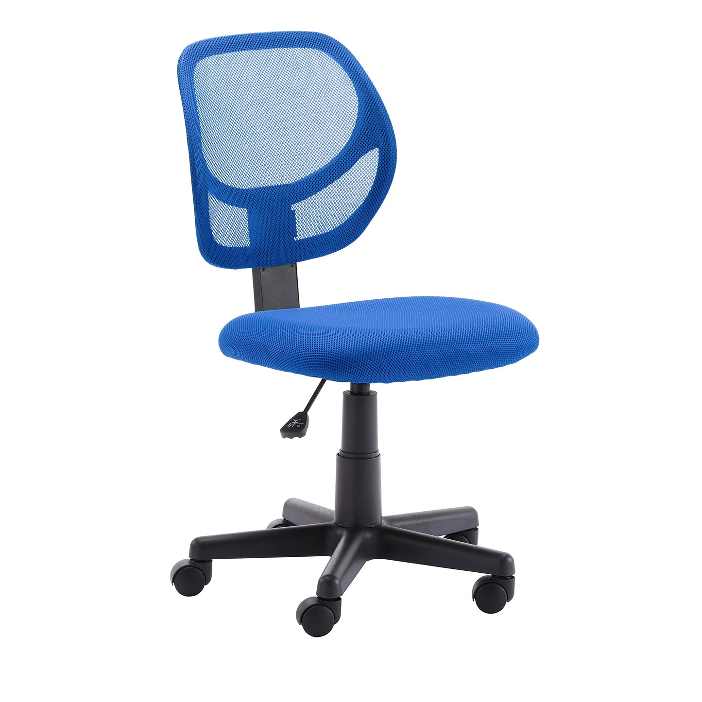 Low Back Mesh Office Chair Adjustable Swivel Casters Upholstered Design