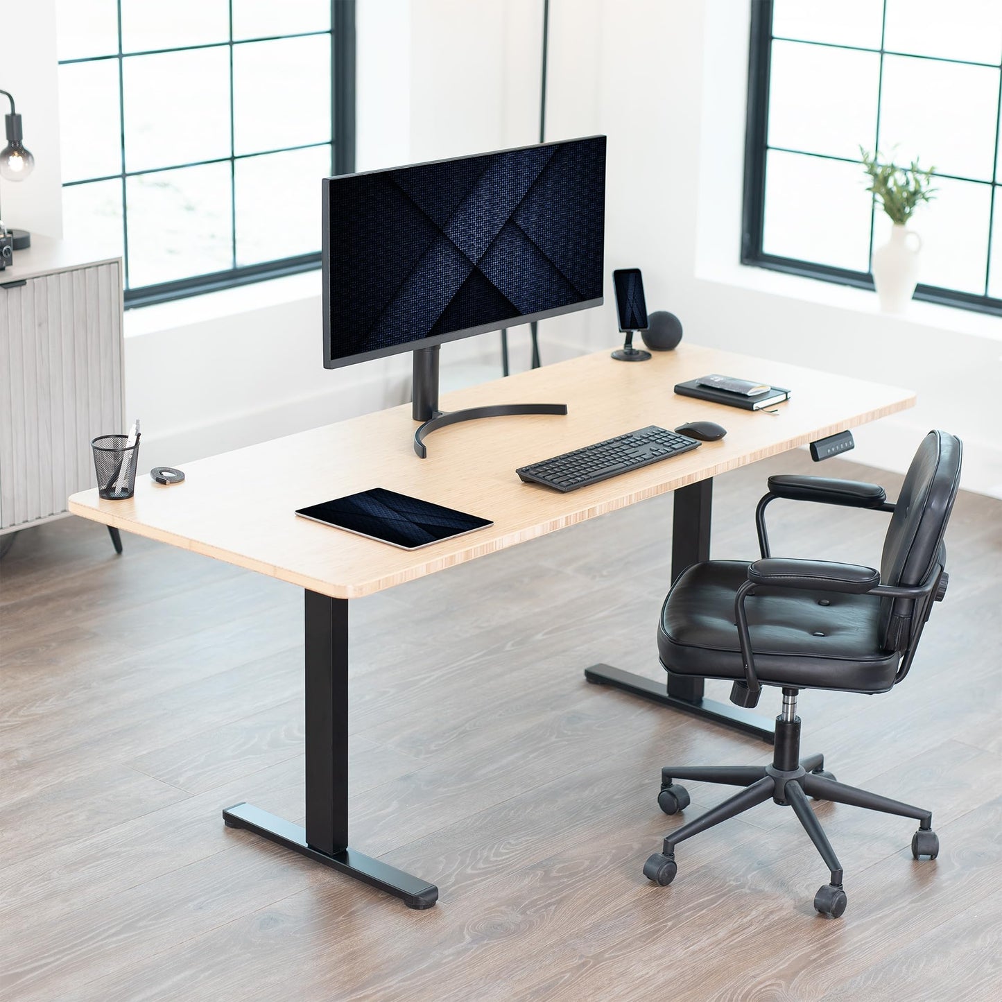 Electric Dual Motor Standing Desk Frame Height Adjustable DIY Workstation Memory Controller Frame Only 40–85 Inch Top Support