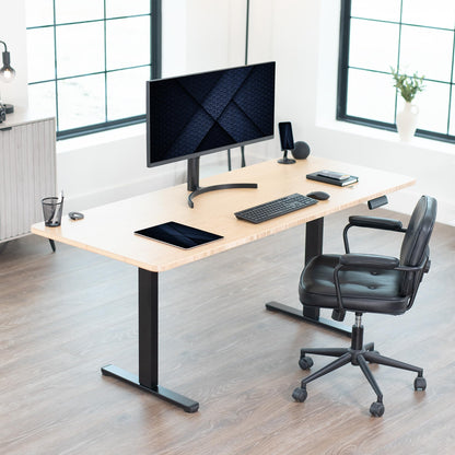 Electric Dual Motor Standing Desk Frame Height Adjustable DIY Workstation Memory Controller Frame Only 40–85 Inch Top Support