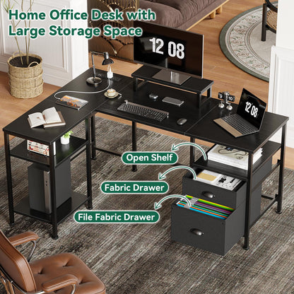 Furologee L Shaped Computer Desk